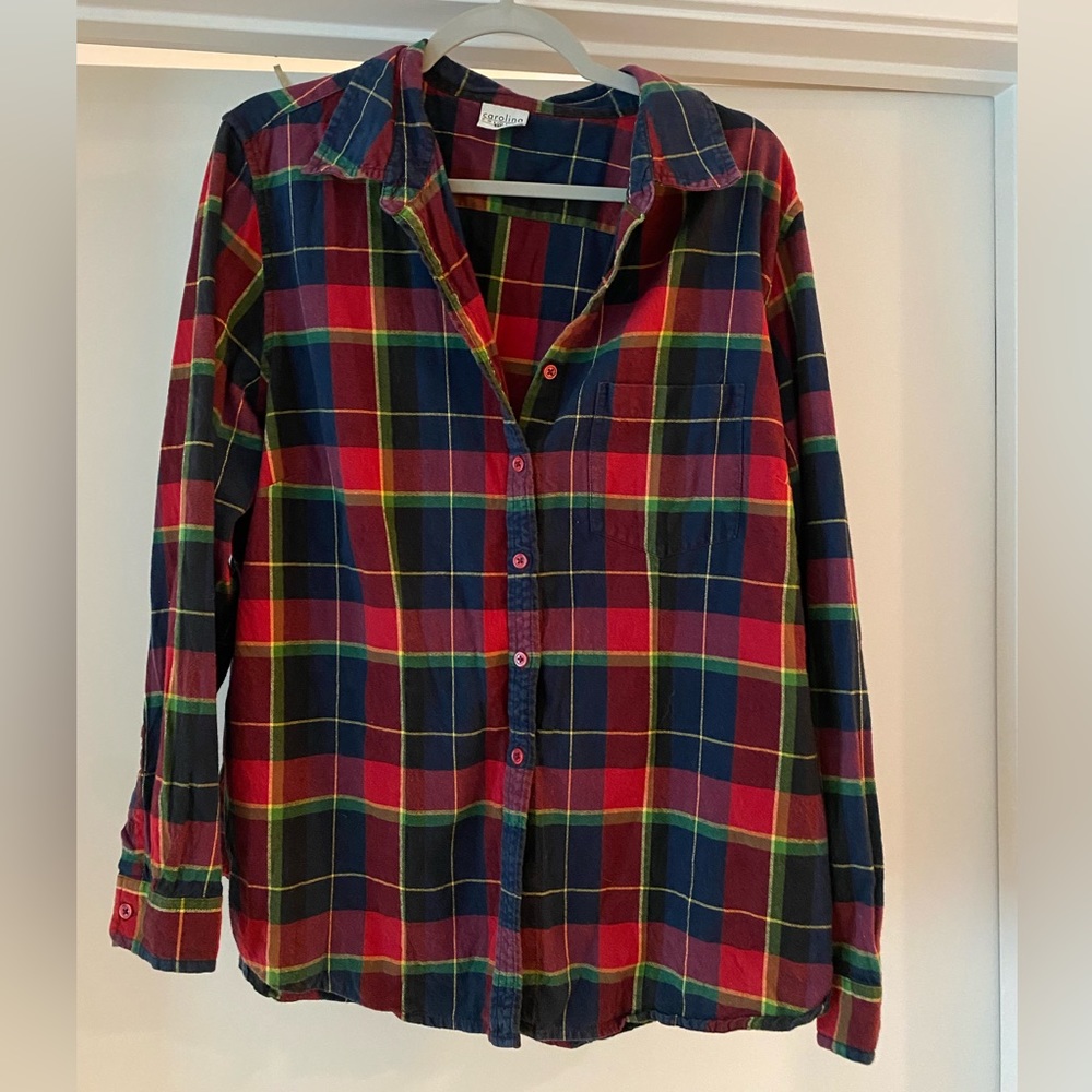 Madewell Plaid Flannel Shirt